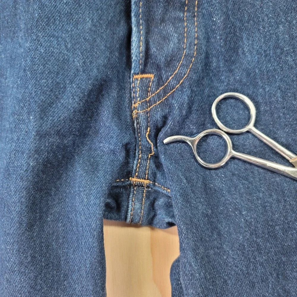 Levi's 501 Original Fit Jeans Men 35x29.5 Blue Good Straight Leg Button Fly